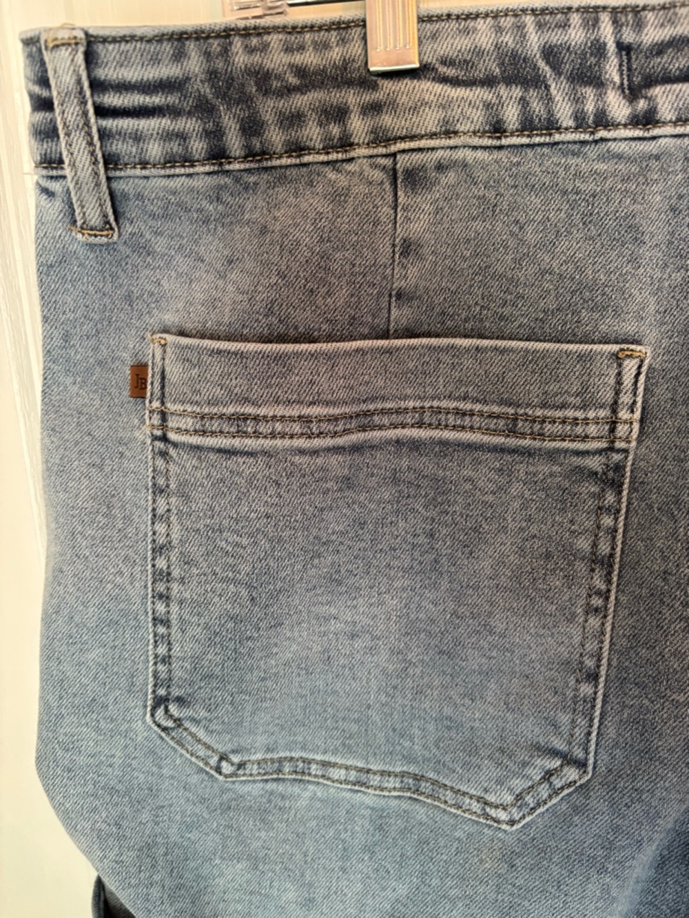 Judy Blue Light Blue Denim Jean Shorts with Drawstring - Picture 6 of 8